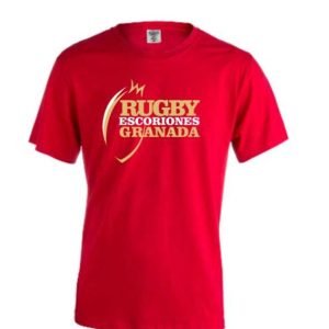 Camiseta roja Escoriones manga corta