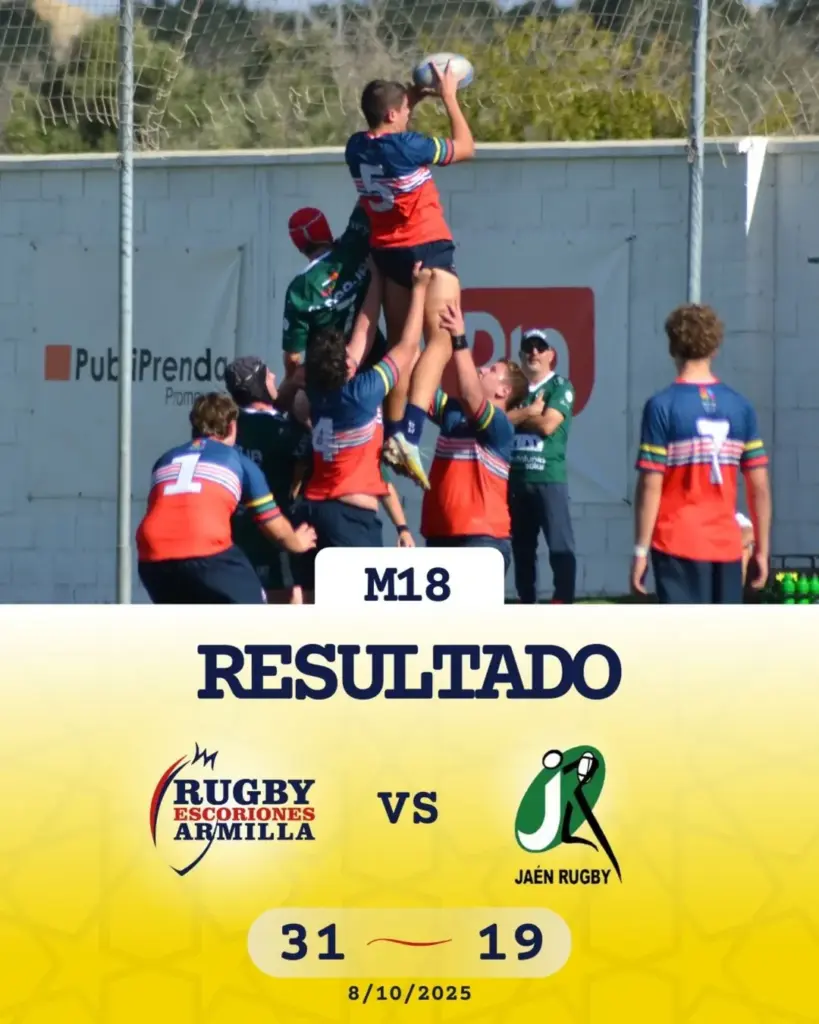 17 resultado M18 vs Jaén 8-11-25