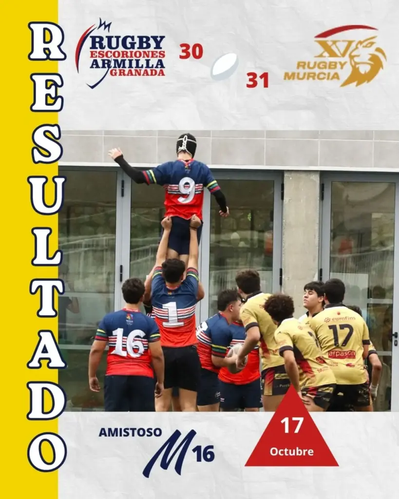 10 resultado M16 masculino vs Selección Murciana 17-10-26